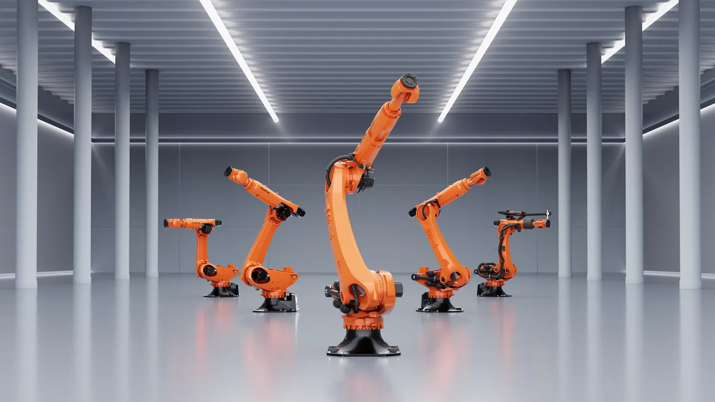 KUKA 工业机器人应用实拍（KUKA 官网）