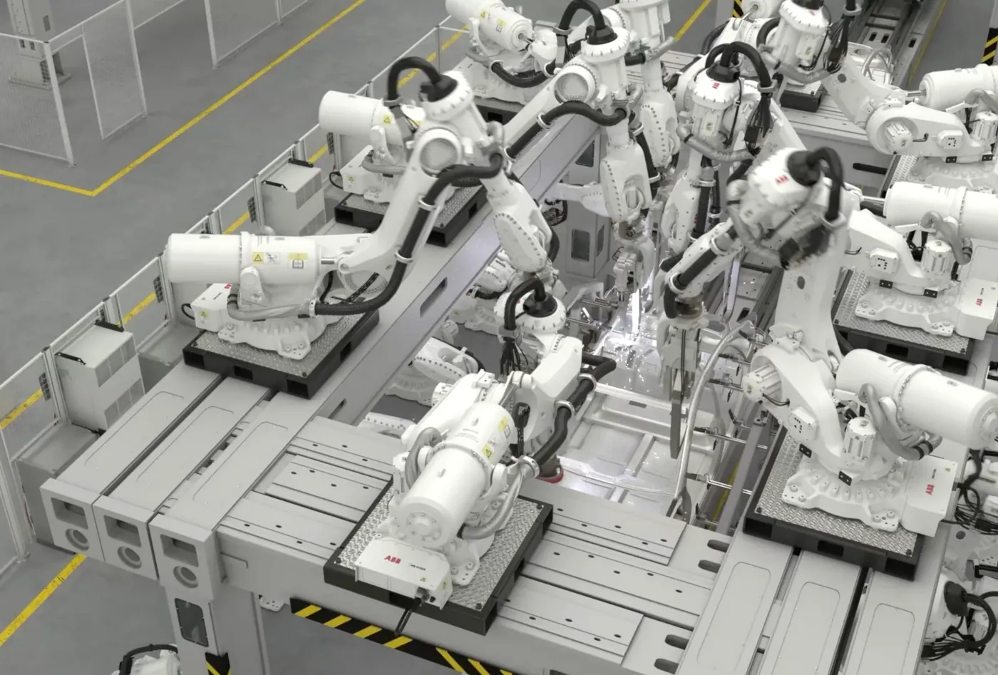 ABB 工业机器人应用实拍(ABB 官网)